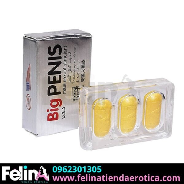 Big Penis Pastilla Retardante Potenciador - Felina Sex Shop Tienda Erotica Ecuador