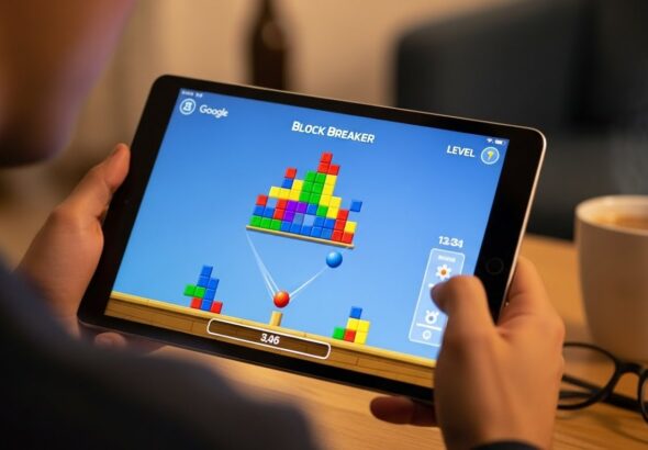Google Block Breaker
